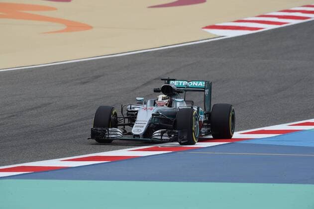 Lewis Hamilton; Mercedes Grand Prix, formula 1 GP, Bahrain in Manama Shakir 01.04.2016 Photo:mspb Jerry Andre Lewis Hamilton; formula 1 GP, Bahrain