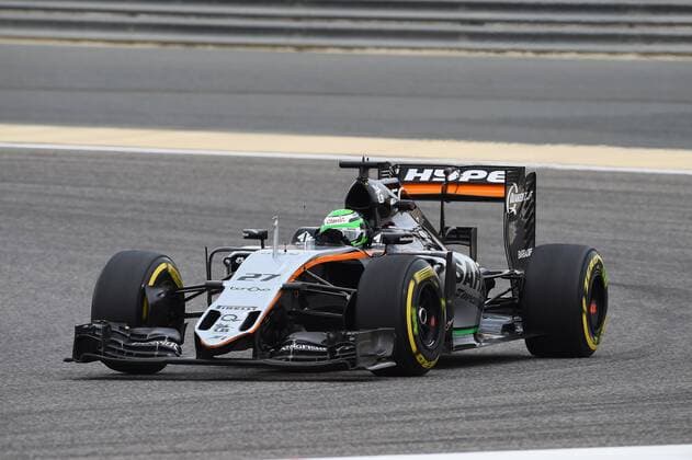 Niko Huelkenberg, Sahara Force India F1, Bahrain in Manama Shakir 01.04.2016 Photo:mspb Jerry Andre Niko Huelkenberg, formula 1 GP, Bahrain