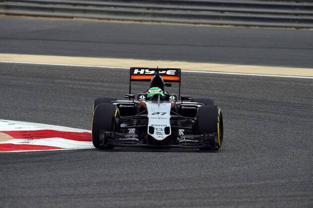 Niko Huelkenberg, Sahara Force India F1, Bahrain in Manama Shakir 01.04.2016 Photo:mspb Jerry Andre Niko Huelkenberg, formula 1 GP, Bahrain