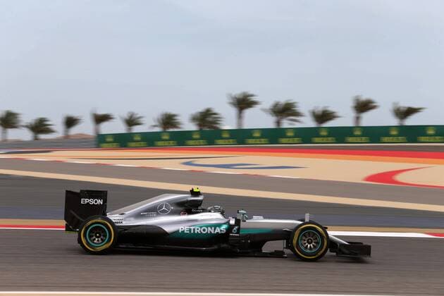 Bahrain Grand Prix, Sakhir 31 March - 03 April 2016 01.04.2016 - Free Practice 1, Nico Rosberg (GER) Mercedes AMG F1 W07 Hybrid 