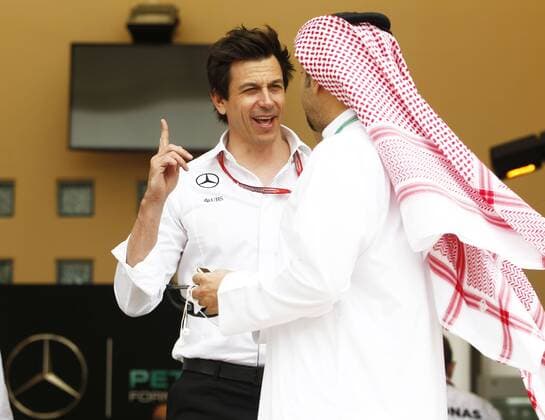 Motorsports: FIA Formula One World Championship WM Weltmeisterschaft 2016, Grand Prix of Bahrain, Toto Wolff (AUT, Mercedes AMG Petronas Formula One Team), xHOCHxZWEIx