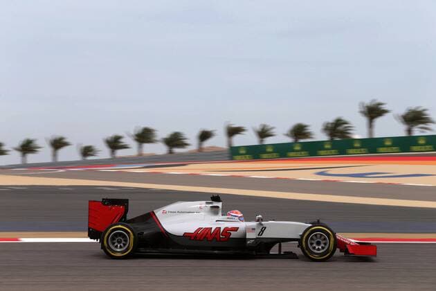 Bahrain Grand Prix, Sakhir 31 March - 03 April 2016 01.04.2016 - Free Practice 1, Romain Grosjean (FRA) Haas F1 Team VF-16 