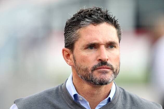 April 1, 2016; Foxborough, MA, USA; New England Revolution head coach Jay Heaps prior to an MLS Fussball Herren USA game between the New England Revolution and New York Red Bulls at Gillette Stadium. MLS 2016: Red Bulls vs Revolution APR 01 - ZUMAc04_