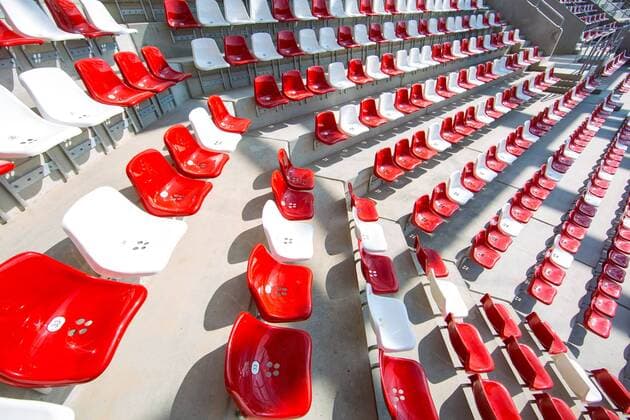 Erfurt , 180316 , Stadion Erfurt , Steigerwaldstadion , Arena , Multifunktionsarena , Baufortschritt , Nordtribüne vor Eröffnung