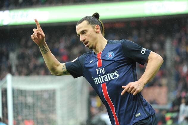 ZLATAN IBRAHIMOVIC (psg) - JOIE FOOTBALL : Paris SG vs Nice - Ligue 1 - 02 04 2016 FEP Panoramic 