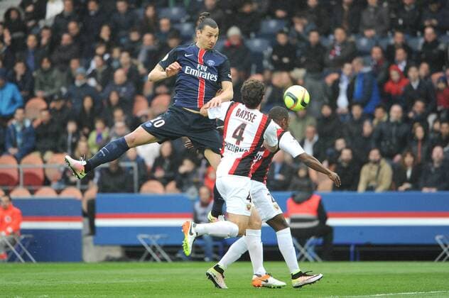 ZLATAN IBRAHIMOVIC (psg) FOOTBALL : Paris SG vs Nice - Ligue 1 - 02 04 2016 FEP Panoramic 