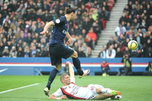 ZLATAN IBRAHIMOVIC (psg) - BUT FOOTBALL : Paris SG vs Nice - Ligue 1 - 02 04 2016 FEP Panoramic 