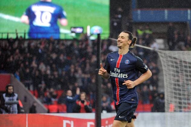 Fußball, Paris St. Germain - OGC Nizza ZLATAN IBRAHIMOVIC (psg) - JOIE FOOTBALL : Paris SG vs Nice - Ligue 1 - 02 04 2016 FEP Panoramic 