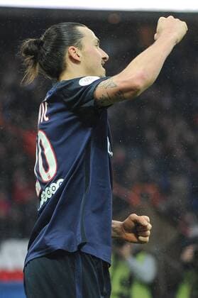 ZLATAN IBRAHIMOVIC (psg) - JOIE FOOTBALL : Paris SG vs Nice - Ligue 1 - 02 04 2016 FEP Panoramic 