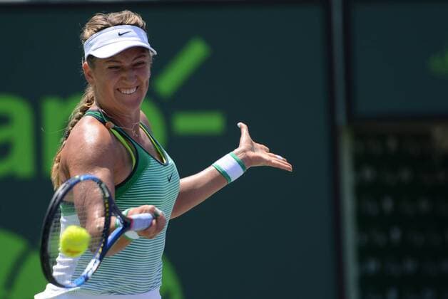 April 2, 2016 - Miami, Florida, United States - VICTORIA AZARENKA in action in her finals match vs. S. Kuznetsova at the Miami Open Tennis 2016 - Miami Open - Day 13 - ZUMAl132