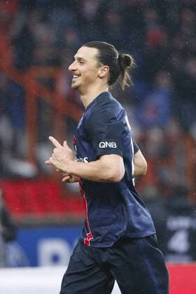Zlatan Ibrahimovic (psg) inscrit un nouveau but, joie FOOTBALL : Paris st Germain vs OGC Nice - Ligue 1 - 02 04 2016 StephaneAllaman Panoramic 