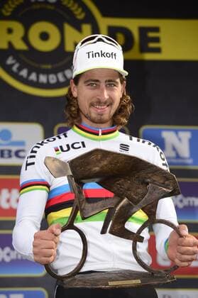 Themen der Woche SPORT Bilder des Tages - Sport 03-04-2016 Tour Des Flandres; 2016, Tinkoff; Sagan, Peter; Oudenaarde; 