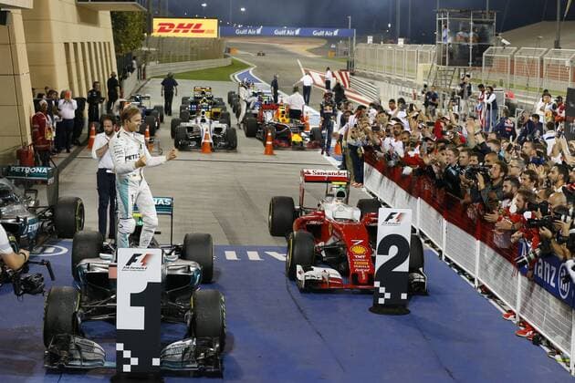 Motorsports: FIA Formula One World Championship WM Weltmeisterschaft 2016, Grand Prix of Bahrain, 6 Nico Rosberg (GER, Mercedes AMG Petronas Formula One Team), xHOCHxZWEIx