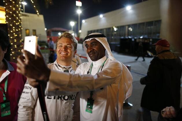 Motorsports: FIA Formula One World Championship WM Weltmeisterschaft 2016, Grand Prix of Bahrain, 6 Nico Rosberg (GER, Mercedes AMG Petronas Formula One Team), xHOCHxZWEIx