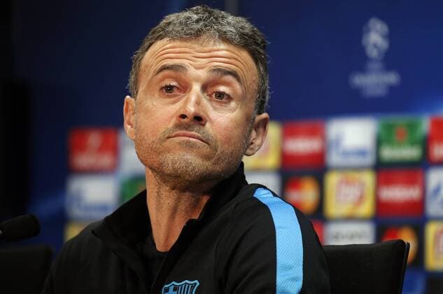 BARCELONA -april 04- SPAIN: Luis Enrique Martinez during the press conference PK Pressekonferenz after the training before the Champions League match against Atletico de Madrid, celebrated at the Ciutat Deportiva Joan Gamper, on april 04, 2016. Photo: Joan Valls Urbanandsport Cordon Press  xJoanxValls Urbanandsportx xFC-BARCELONA-TRAINING-CHAMPIONS-LEAGUEx