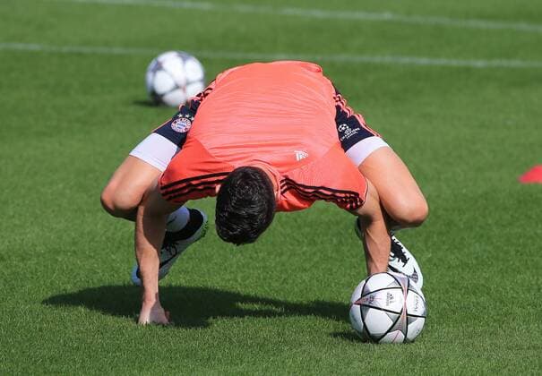 04.04.2016, 1.BL,FC Bayern Training, Säbenerstrasse München, im Bild: Robert Lewandowski (FCB)