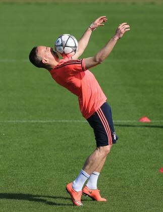 Bilder des Tages - Sport 04.04.2016, 1.BL,FC Bayern Training, Säbenerstrasse München, im Bild: Franck Ribery (FCB)