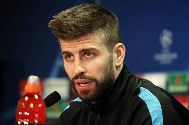 BARCELONA -april 04- SPAIN: Gerard Pique during the press conference PK Pressekonferenz after the training before the Champions League match against Atletico de Madrid, celebrated at the Ciutat Deportiva Joan Gamper, on april 04, 2016. Photo: Joan Valls Urbanandsport Cordon Press  xJoanxValls Urbanandsportx xFC-BARCELONA-TRAINING-CHAMPIONS-LEAGUEx