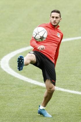 Atletico de Madrid s Koke Resurrecccion during training session. April 4,2016.  (20160404108)