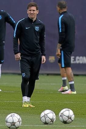 Lionel Messi. FC Barcelona Barca training session. In this picture, Messi. xFRANCESCxADELANTADOx 