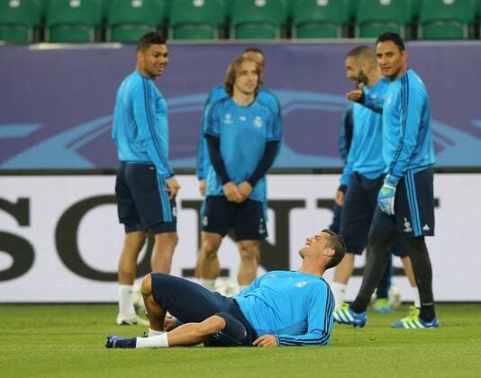 Bilder des Tages - SPORT Cristiano Ronaldo (Real Madrid) beim Abschlusstraining