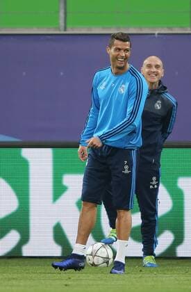 Cristiano Ronaldo (Real Madrid) lächelt