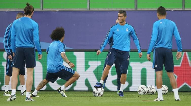Cristiano Ronaldo (Real Madrid) am Ball