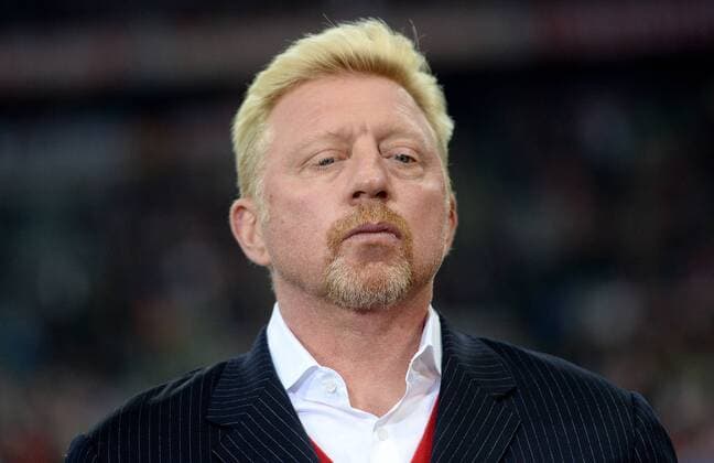 05.04.2016, xjhx, Fussball Champions League, FC Bayern Muenchen - Benfica Lissabon, emspor, v.l. Boris Franz Becker