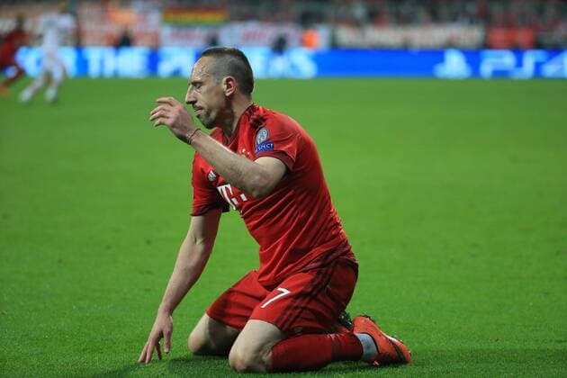 05.04.2016, CL,FC Bayern vs Benfica,Allianz Arena München, im Bild: Franck Ribery (FCB)