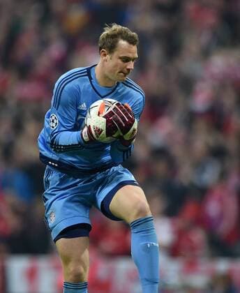 Fußball, Champions League, Viertelfinale, FC Bayern München - Benfica Lissabon FUSSBALL CHAMPIONS LEAGUE SAISON 2015 2016 VIERTELFINALE HINSPIEL FC Bayern Muenchen - Benfica Lissabon 05.04.2016 Torwart Manuel Neuer (FC Bayern Muenchen) 