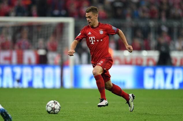 FUSSBALL CHAMPIONS LEAGUE SAISON 2015 2016 VIERTELFINALE HINSPIEL FC Bayern Muenchen - Benfica Lissabon 05.04.2016 Joshua Kimmich (FC Bayern Muenchen) 