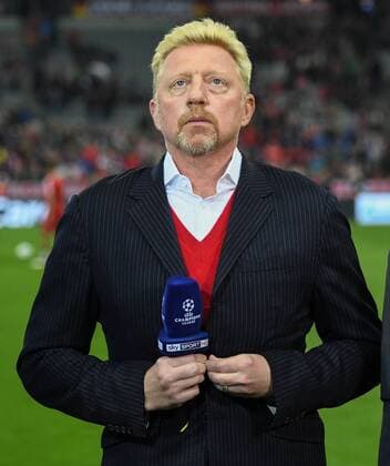 FUSSBALL CHAMPIONS LEAGUE SAISON 2015 2016 VIERTELFINALE HINSPIEL FC Bayern Muenchen - Benfica Lissabon 05.04.2016 Boris Becker 