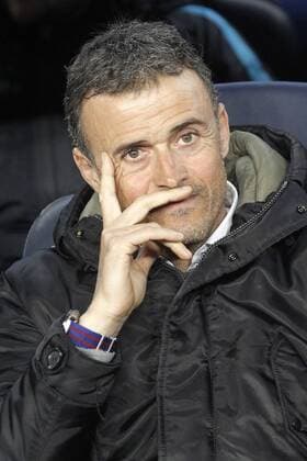 FC Barcelona Barca s coach Luis Enrique Martinez during Champions League 2015 2016 match. April 5,2016.  (2016040502)