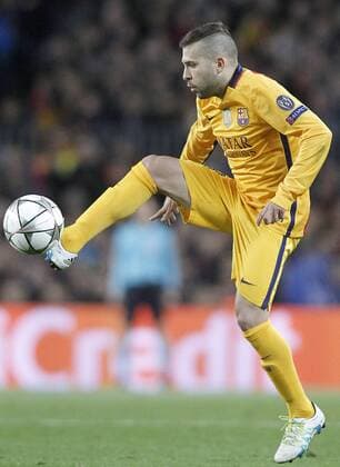 FC Barcelona Barca s Jordi Alba during Champions League 2015 2016 match. April 5,2016.  (2016040533)