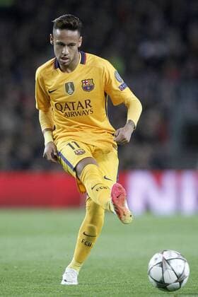 FC Barcelona Barca s Neymar Santos Jr during Champions League 2015 2016 match. April 5,2016.  (2016040534)