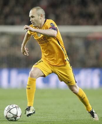 FC Barcelona Barca s Andres Iniesta during Champions League 2015 2016 match. April 5,2016.  (2016040556)