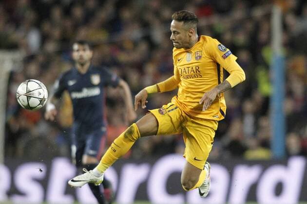 FC Barcelona Barca s Neymar Santos Jr during Champions League 2015 2016 match. April 5,2016.  (2016040561)