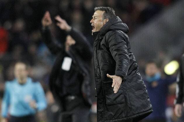 FC Barcelona Barca s coach Luis Enrique Martinez during Champions League 2015 2016 match. April 5,2016.  (2016040562)
