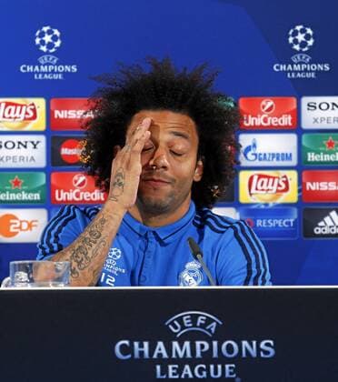 Real Madrid in Wolfsburg PK Pressekonferenz of Marcelo before Champions League match against Wolfsburgo. xPABLOGARCIAx 