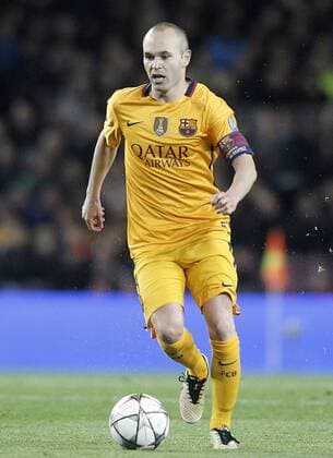 FC Barcelona Barca s Andres Iniesta during Champions League 2015 2016 match. April 5,2016.  (20160405136)