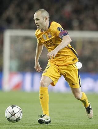 FC Barcelona Barca s Andres Iniesta during Champions League 2015 2016 match. April 5,2016.  (20160405159)