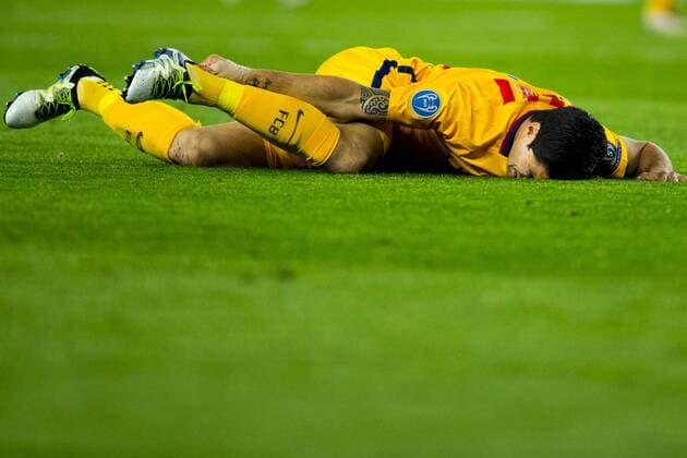 05.04.2016, xslx, Fussball UEFA Champions League, FC Barcelona Barca - Atletico Madrid, emspor, v.l. Luis Suarez (FC Barcelona)