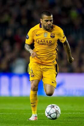 05.04.2016, xslx, Fussball UEFA Champions League, FC Barcelona Barca - Atletico Madrid, emspor, v.l. Dani Alves (FC Barcelona)