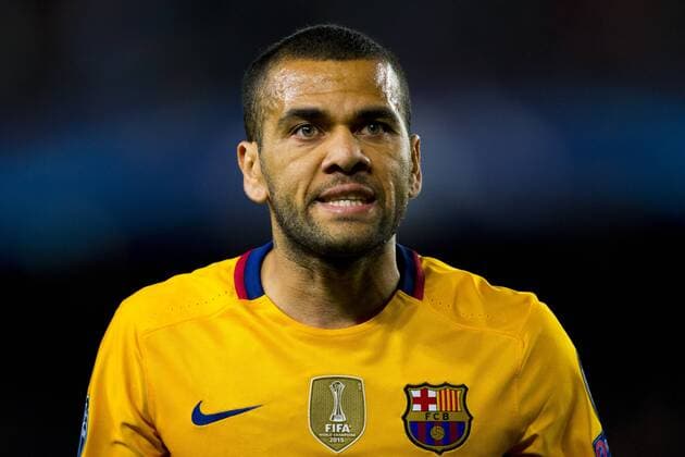 05.04.2016, xslx, Fussball UEFA Champions League, FC Barcelona Barca - Atletico Madrid, emspor, v.l. Dani Alves (FC Barcelona)