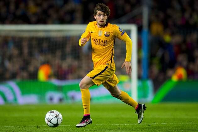 05.04.2016, xslx, Fussball UEFA Champions League, FC Barcelona Barca - Atletico Madrid, emspor, v.l. Sergi Roberto (FC Barcelona)