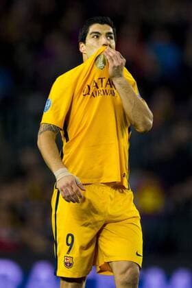 05.04.2016, xslx, Fussball UEFA Champions League, FC Barcelona Barca - Atletico Madrid, emspor, v.l. Luis Suarez (FC Barcelona)