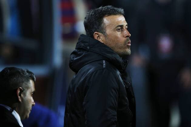 Luis Enrique (Barcelona), APRIL 5, 2016 - Football Soccer : UEFA Champions League Quarter-finals 1st leg match between FC Barcelona Barca 2-1 Atletico de Madrid at Camp Nou stadium in Barcelona, Spain. Noxthirdxpartyxsales  (oqma018774)