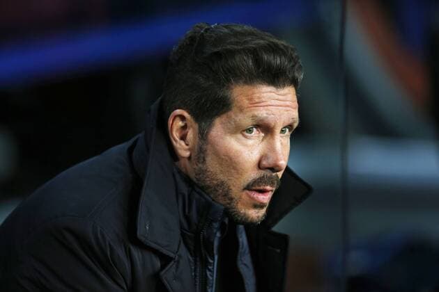 Diego Simeone (Atletico), APRIL 5, 2016 - Football Soccer : UEFA Champions League Quarter-finals 1st leg match between FC Barcelona Barca 2-1 Atletico de Madrid at Camp Nou stadium in Barcelona, Spain. Noxthirdxpartyxsales  (oqma018775)