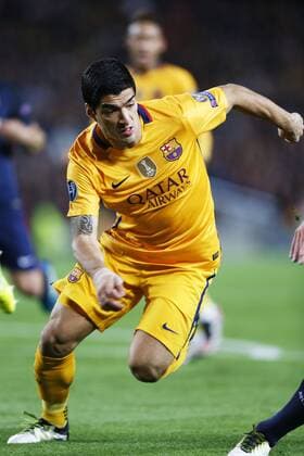 Luis Suarez (Barcelona), APRIL 5, 2016 - Football Soccer : UEFA Champions League Quarter-finals 1st leg match between FC Barcelona Barca 2-1 Atletico de Madrid at Camp Nou stadium in Barcelona, Spain. Noxthirdxpartyxsales  (oqma018788)