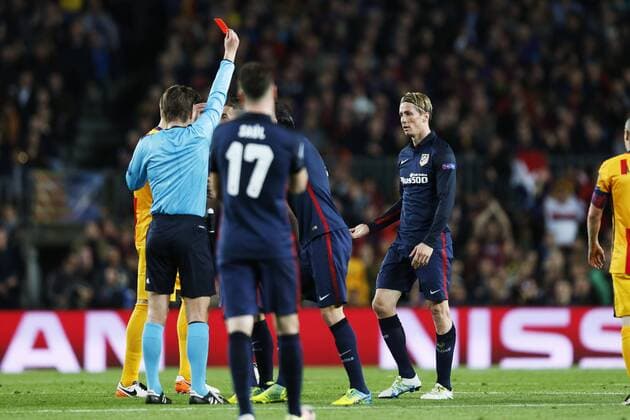Fernando Torres (Atletico), APRIL 5, 2016 - Football Soccer : UEFA Champions League Quarter-finals 1st leg match between FC Barcelona Barca 2-1 Atletico de Madrid at Camp Nou stadium in Barcelona, Spain. Noxthirdxpartyxsales  (oqma018789)